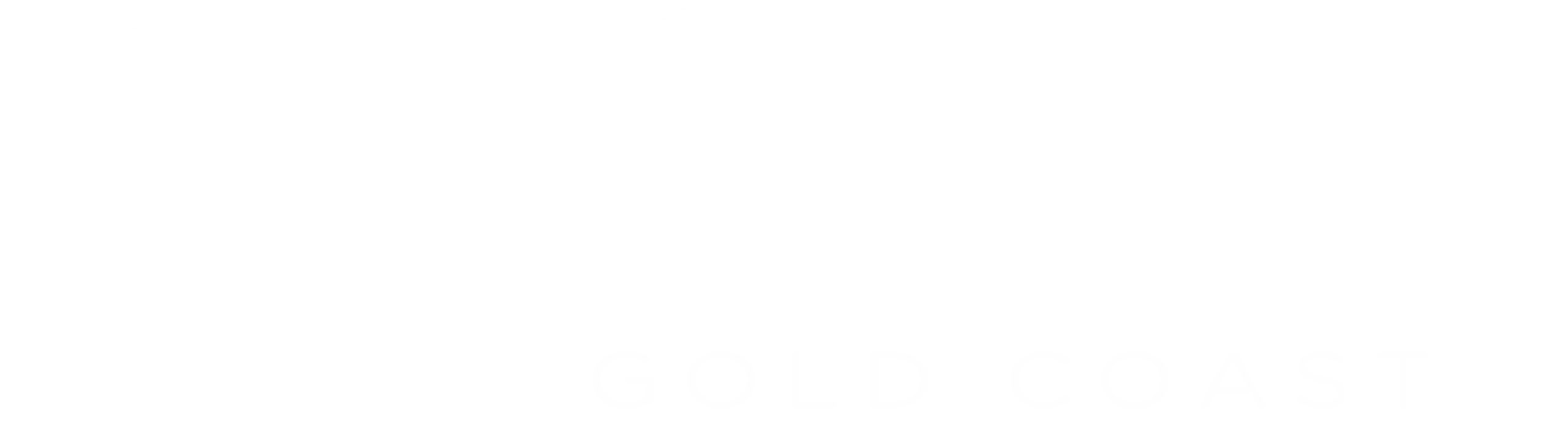 B&B Hire Linen GOLD COAST Logo - WHITE v002